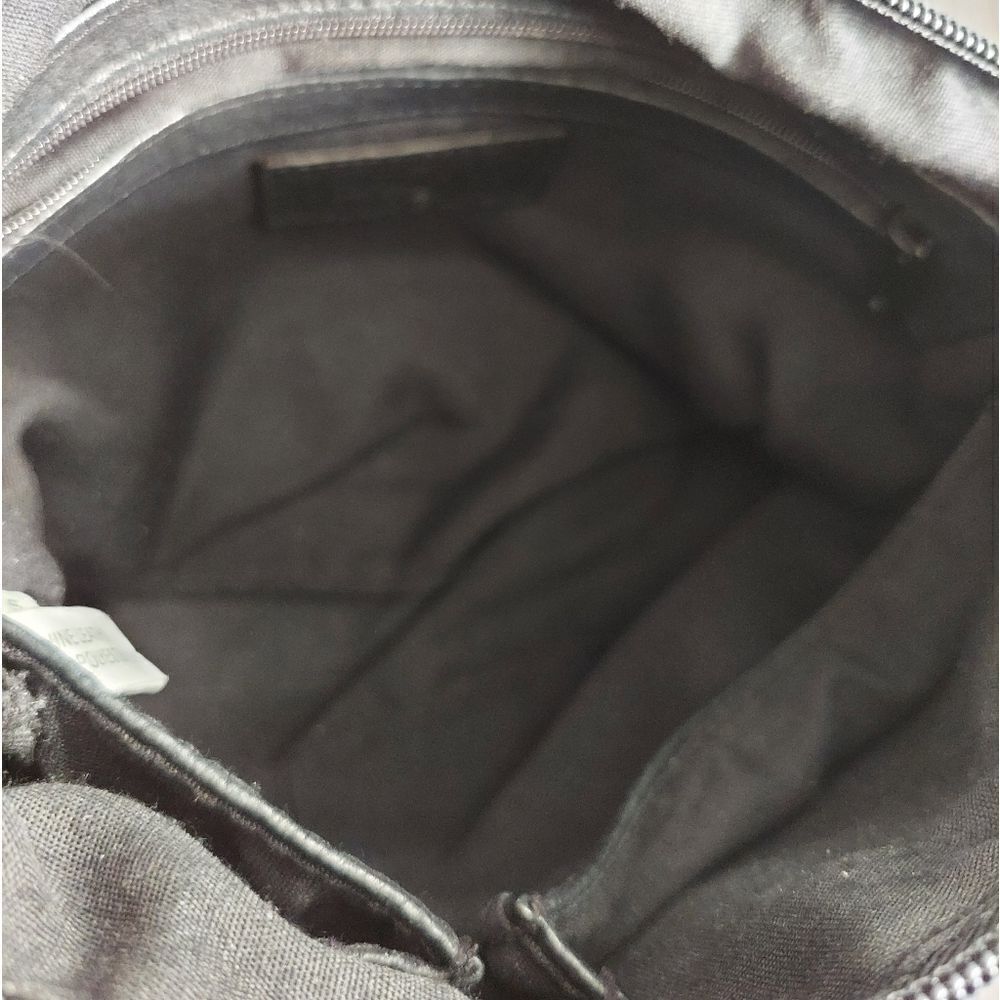 Vintage 90s St. John's Bay Genuine Black Leather Purse Shoulder Bag  - Picture 5 of 6
